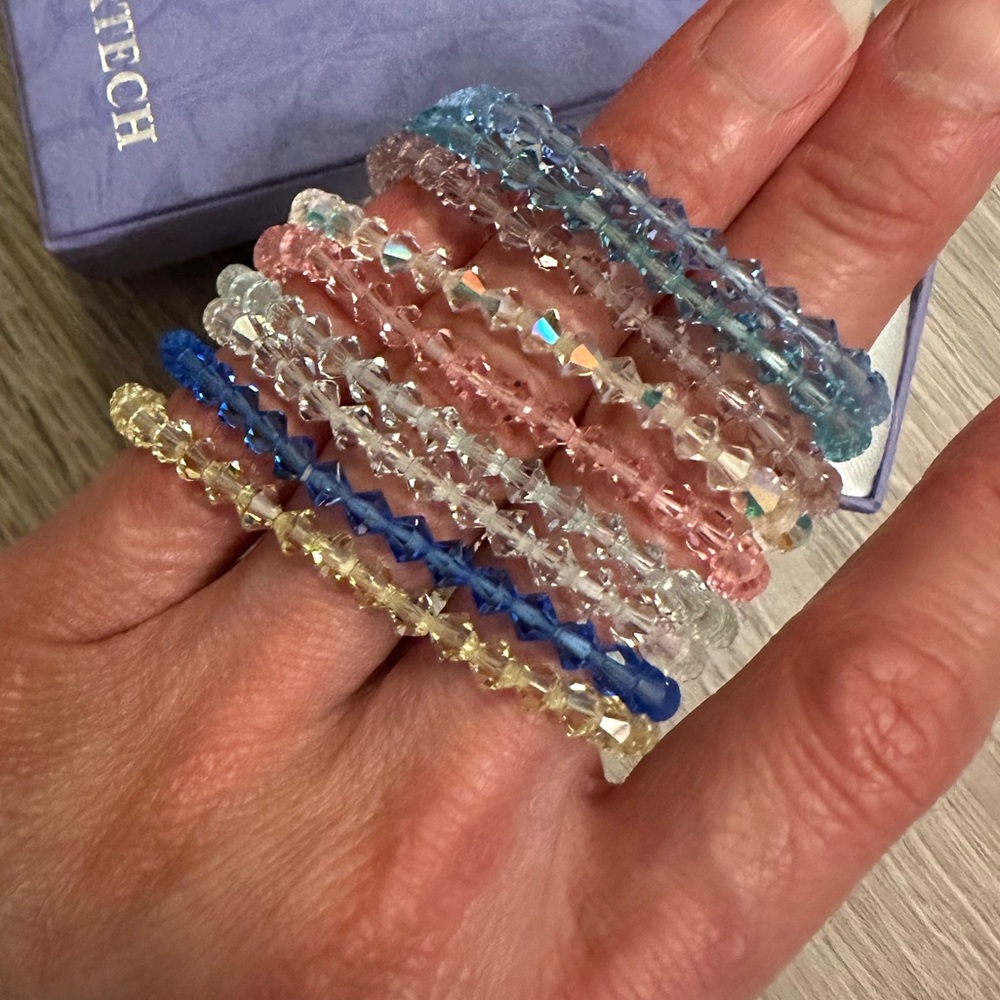 Vintage Swarovski Crystal Stretch Bracelets